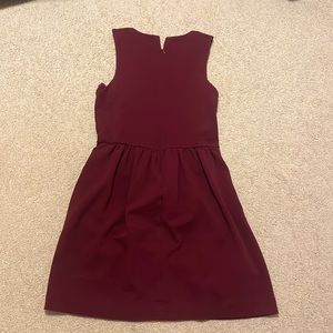 J. Crew burgundy dress